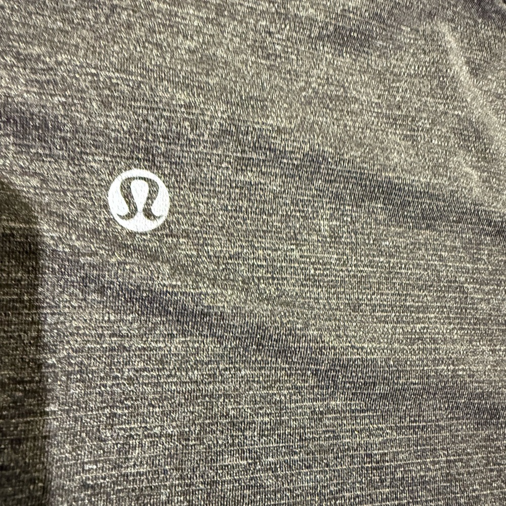 Lululemon Athletica Black and Gray Athletic Top